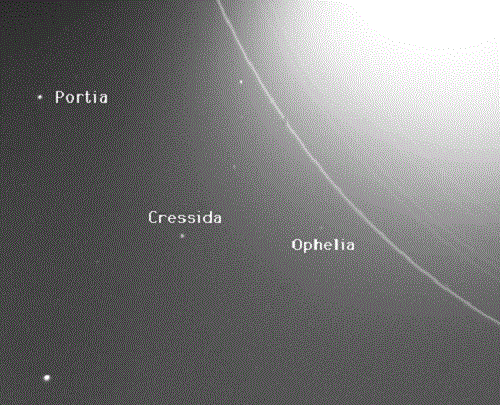 urano porzia cressida ofelia