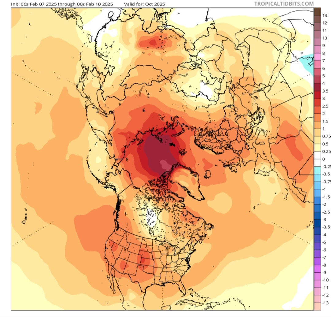 Artico: 34°C oltre la norma