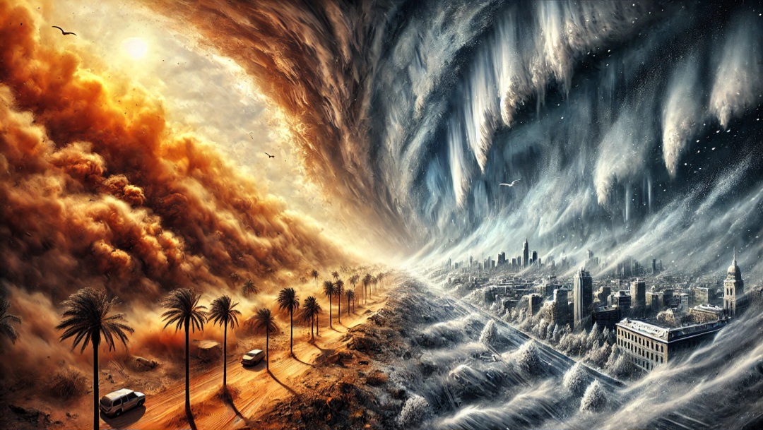 Meteo shock: la sabbia dal Sahara lascerà il posto al grande freddo