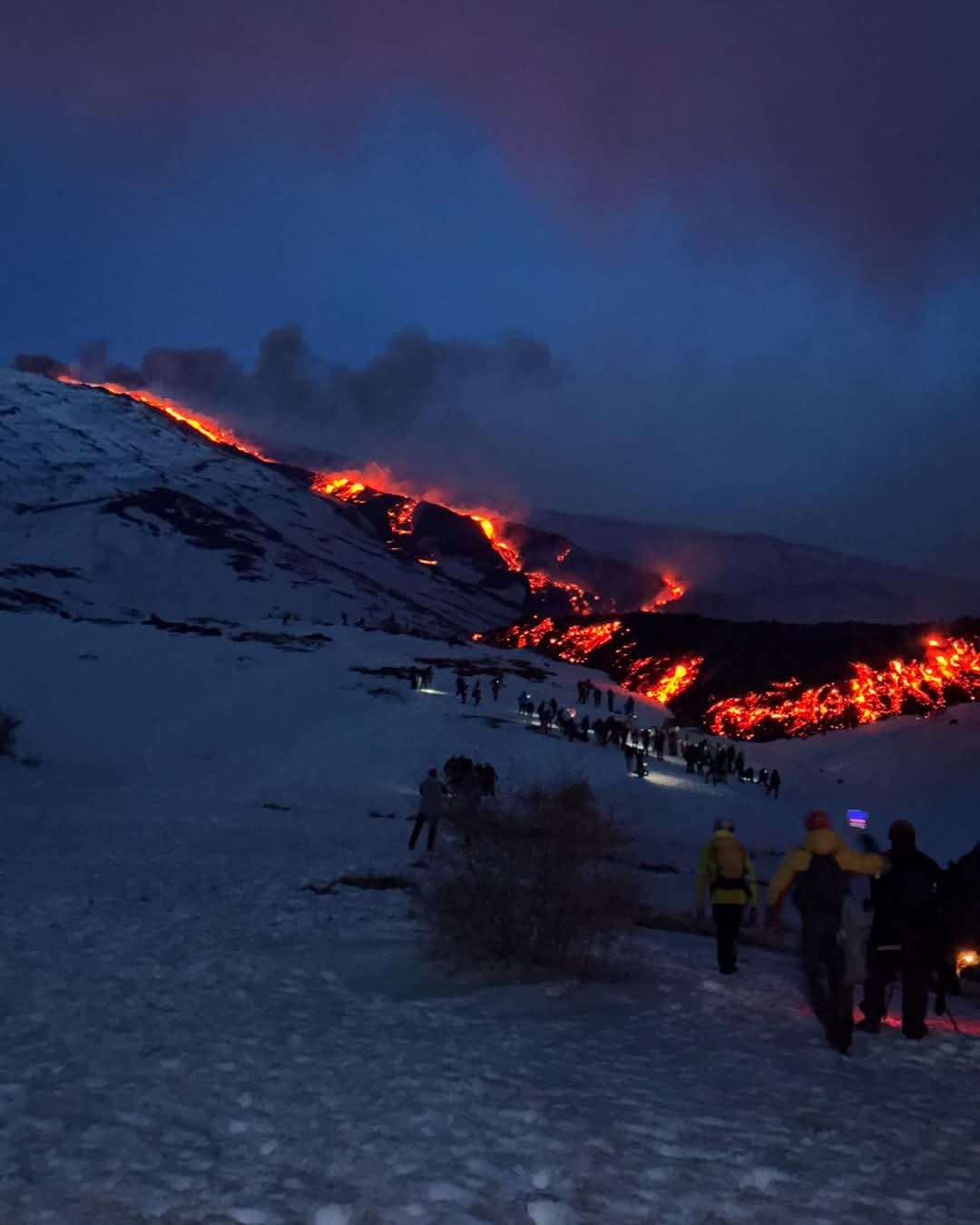Eruzione Etna show