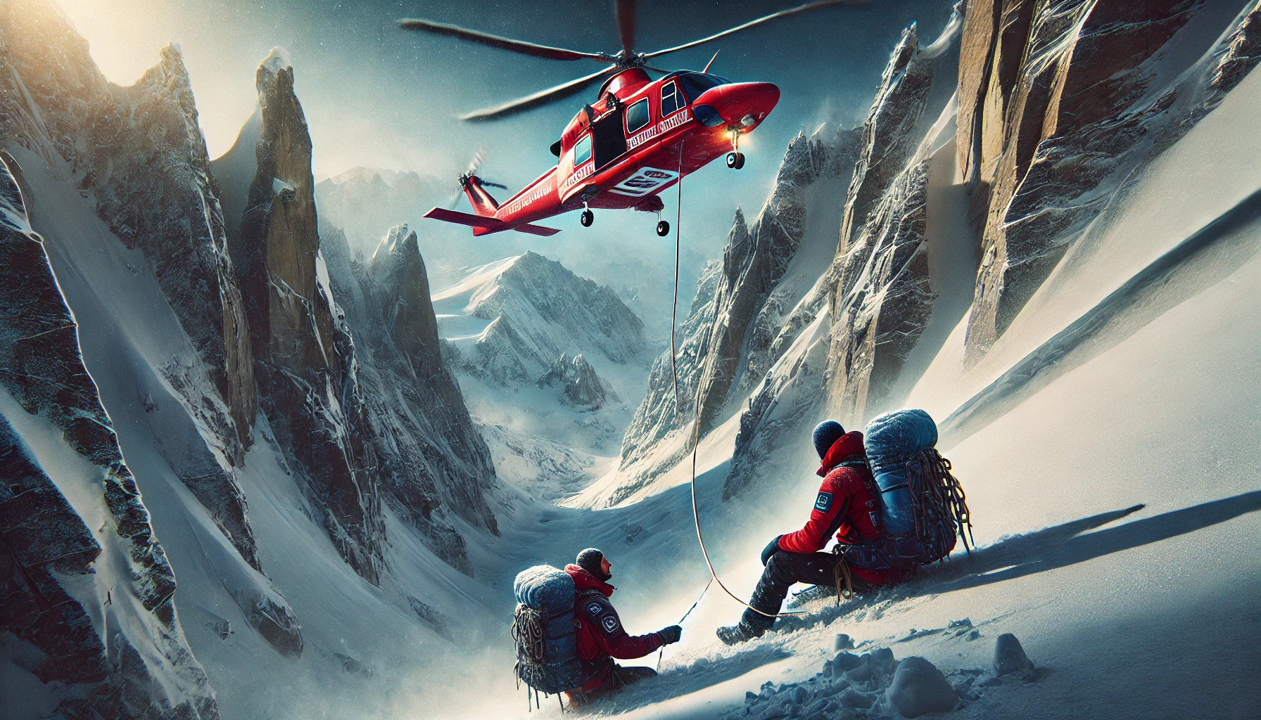 Due escursionisti recuperati con l’elicottero: bloccati nella neve a 2.000 metri