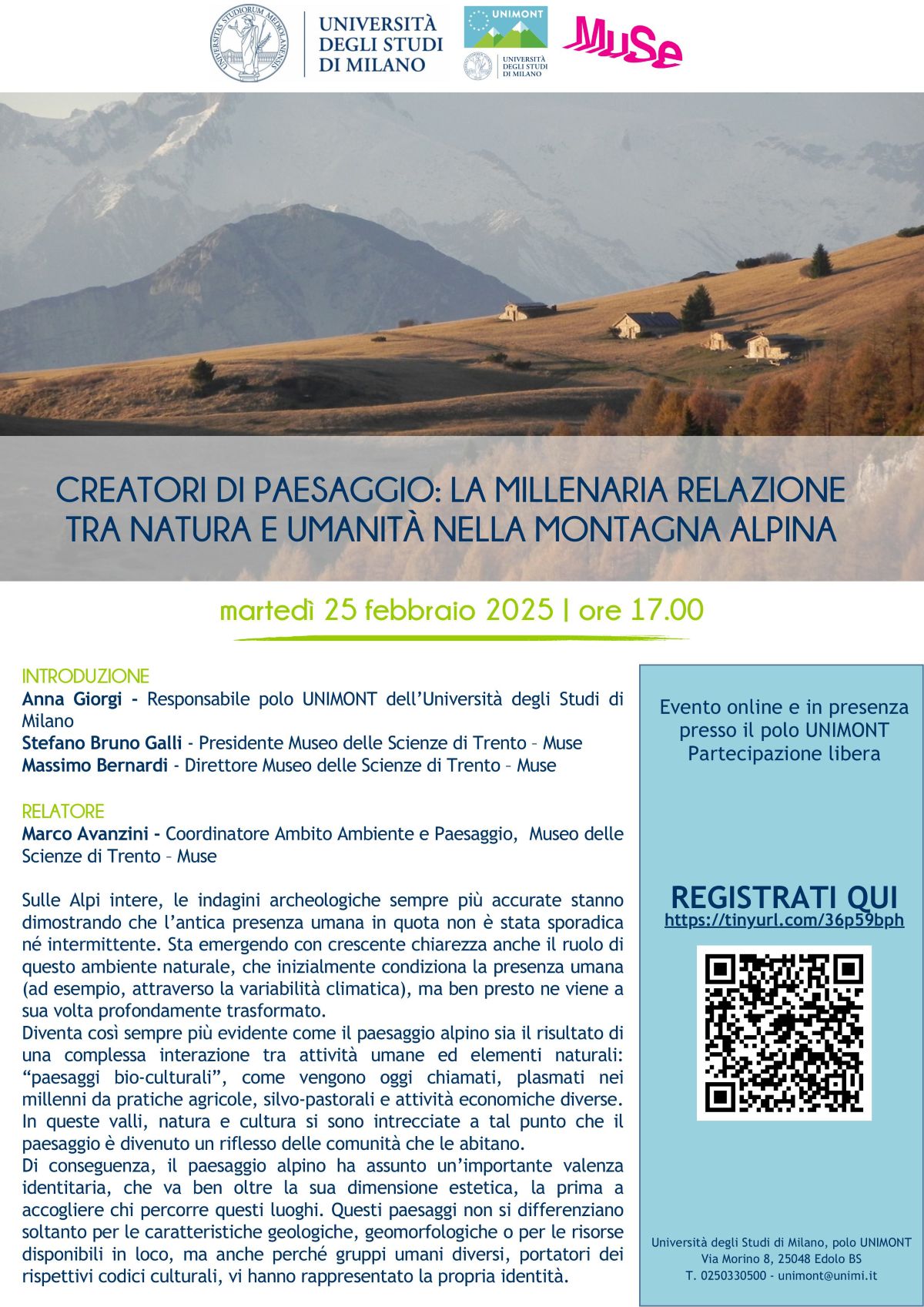 Evento montagna