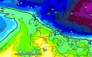 Il gelo fatica ad arrivare sull'Italia