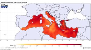 Incremento temperature Mediterraneao