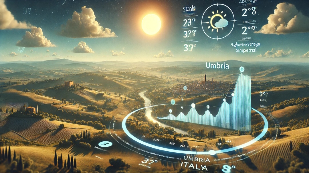 Meteo Umbria: clima mite ancora per giorni, peggioramento nel weekend
