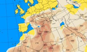 Polvere sahariana sull'Italia