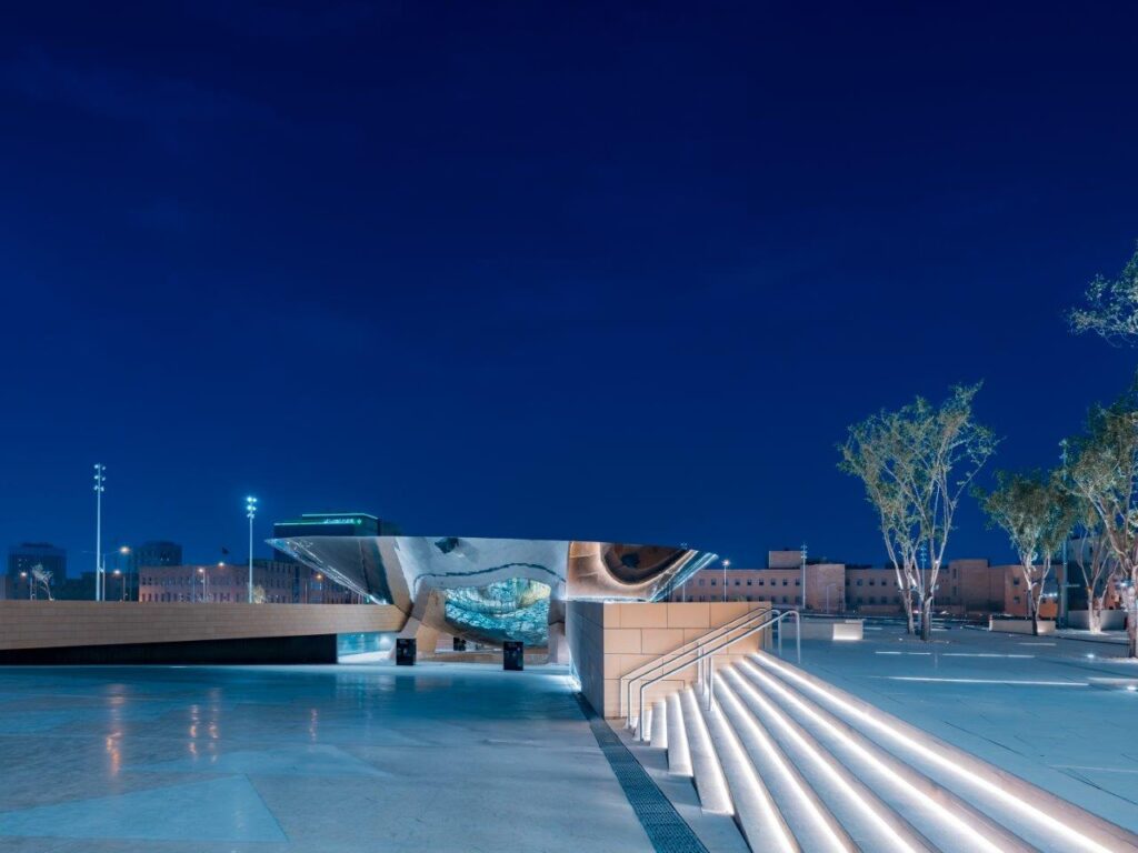 Qasr Al Hokm Downtown station metro Riyadh