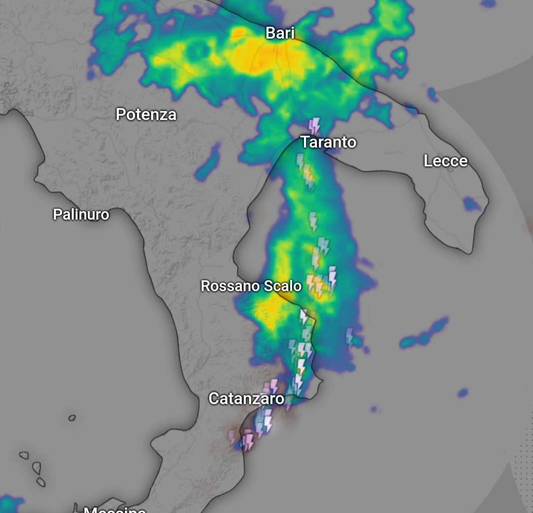 Radar meteo Calabria