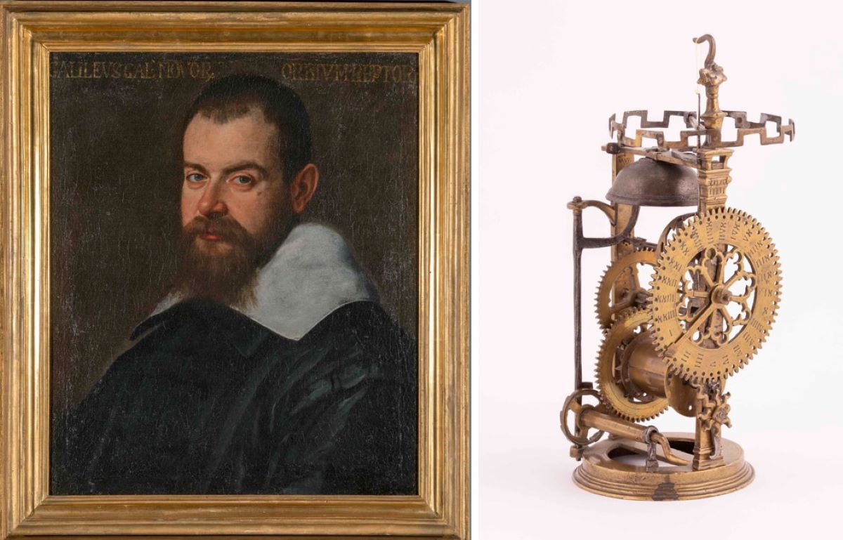 Presentato il ritratto del giovane Galileo, un antico svegliatore monastico e il viaggio in realtà virtuale