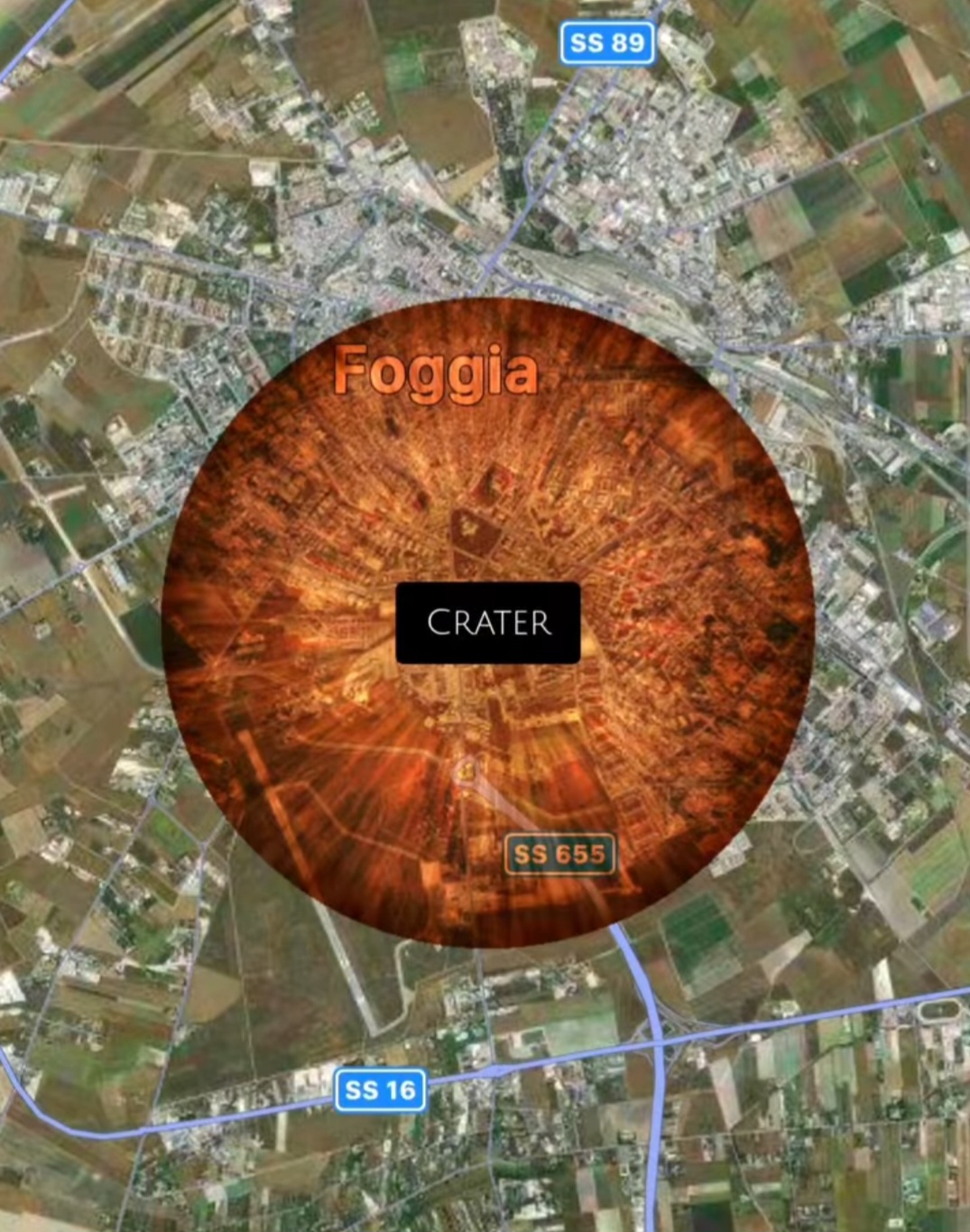 Asteroide YR4 e terremoto Foggia