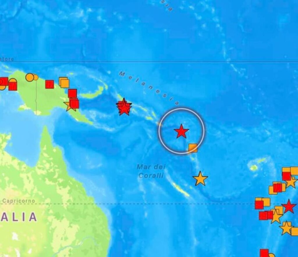 Terremoto Isole Santa Cruz