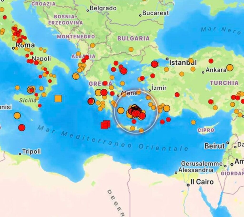 Terremoto Santorini