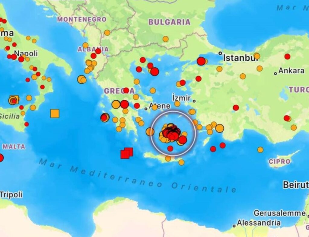 Terremoto Santorini