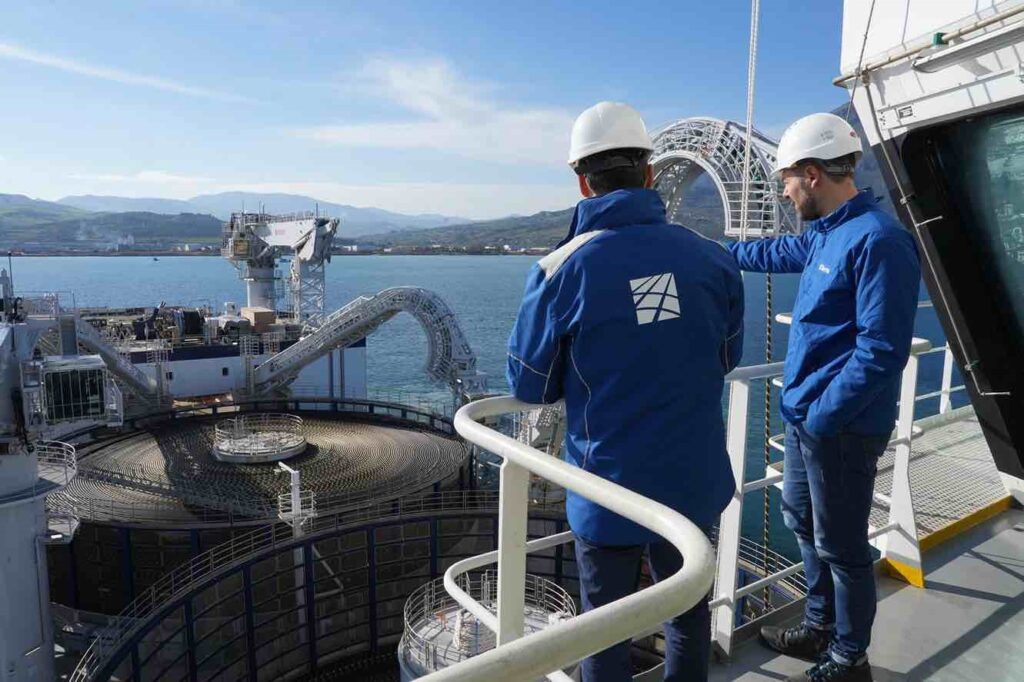 Tyrrhenian Link posa cavo sottomarino