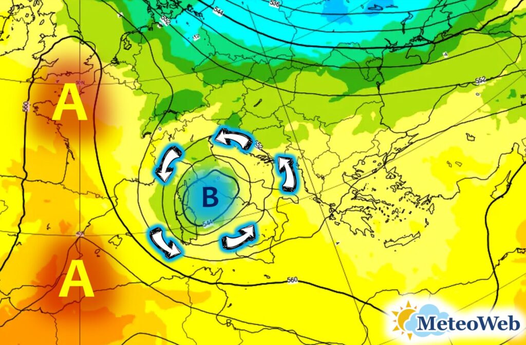 allerta meteo ciclone freddo italia weekend febbraio