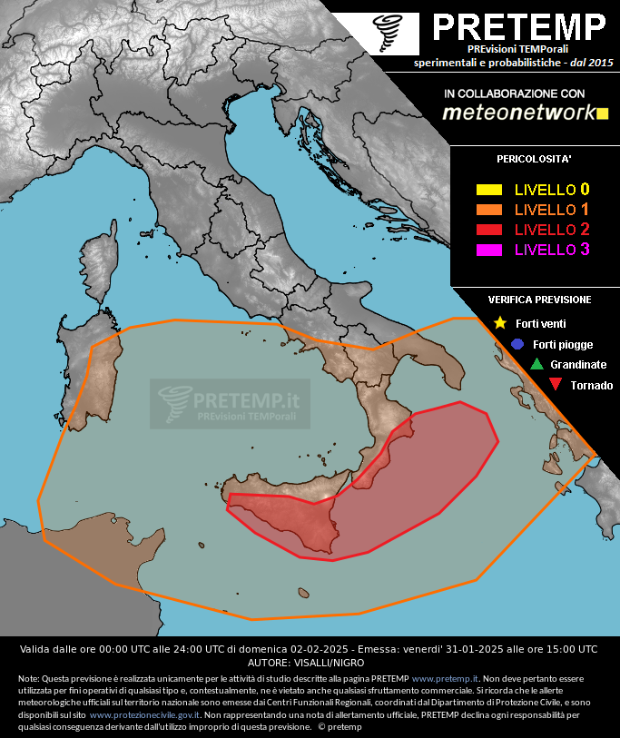 allerta meteo maltempo candelora
