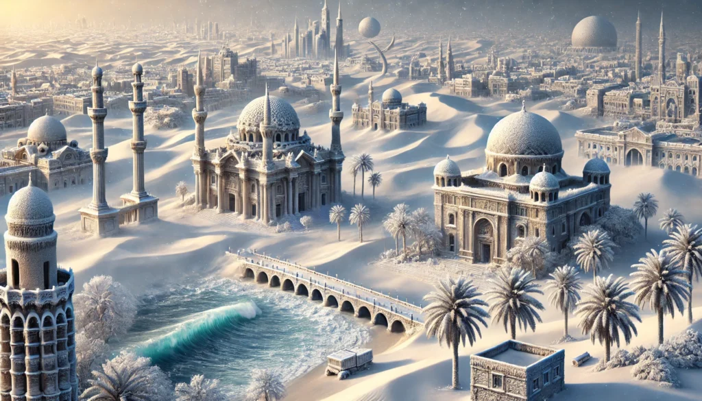 allerta meteo neve gelo freddo medio oriente est