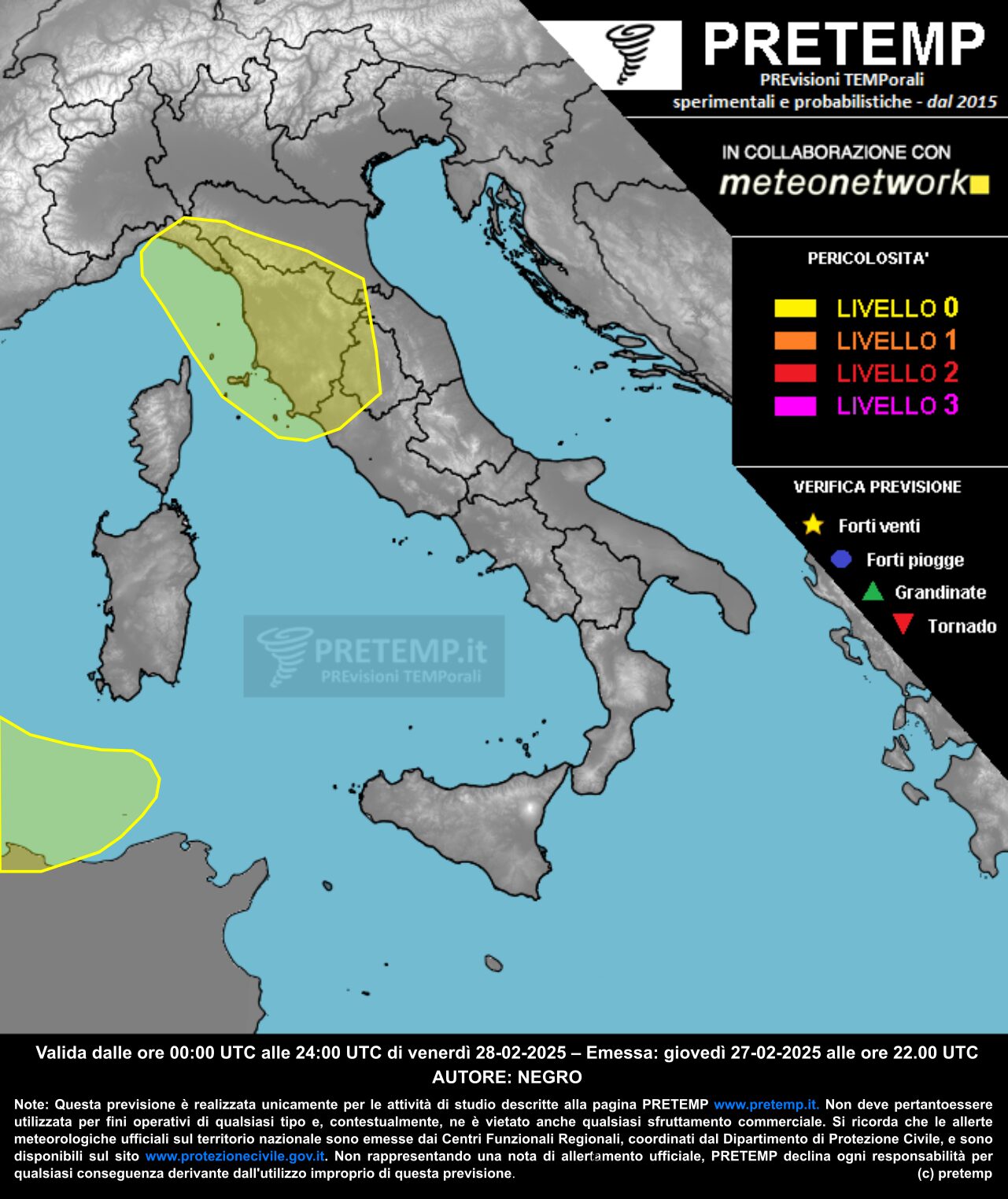 allerta meteo oggi