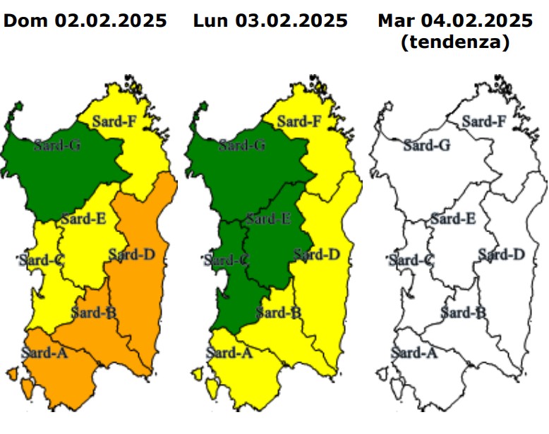 allerta meteo sardegna 2 3 febbraio