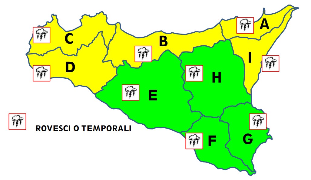 allerta meteo sicilia 27 febbraio