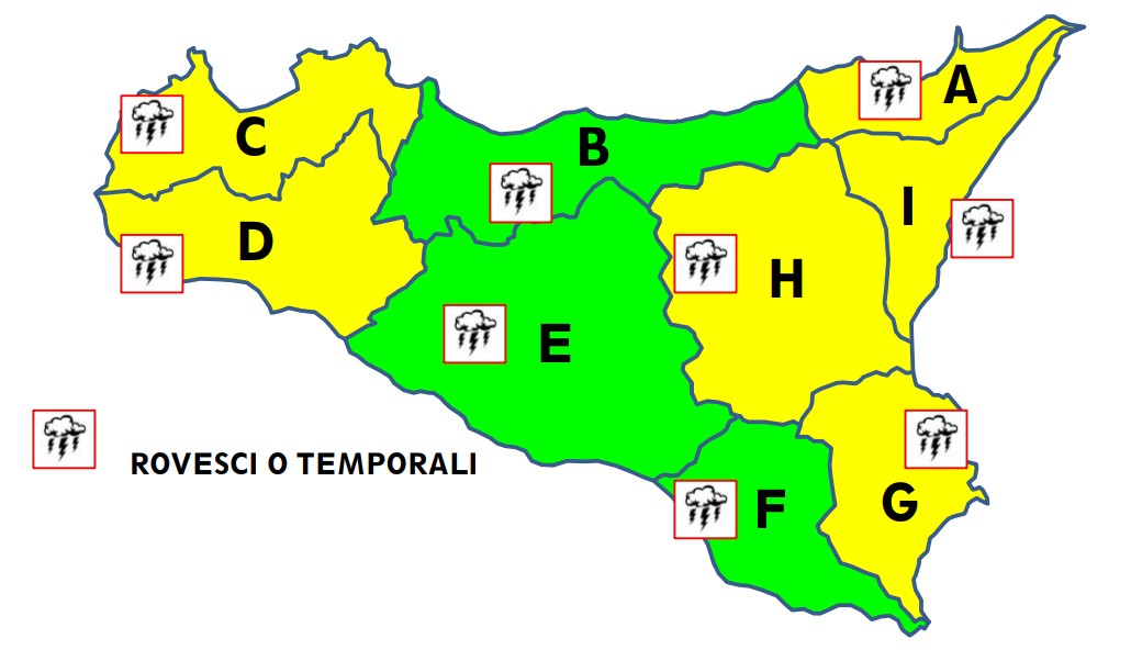 allerta meteo sicilia 7 febbraio