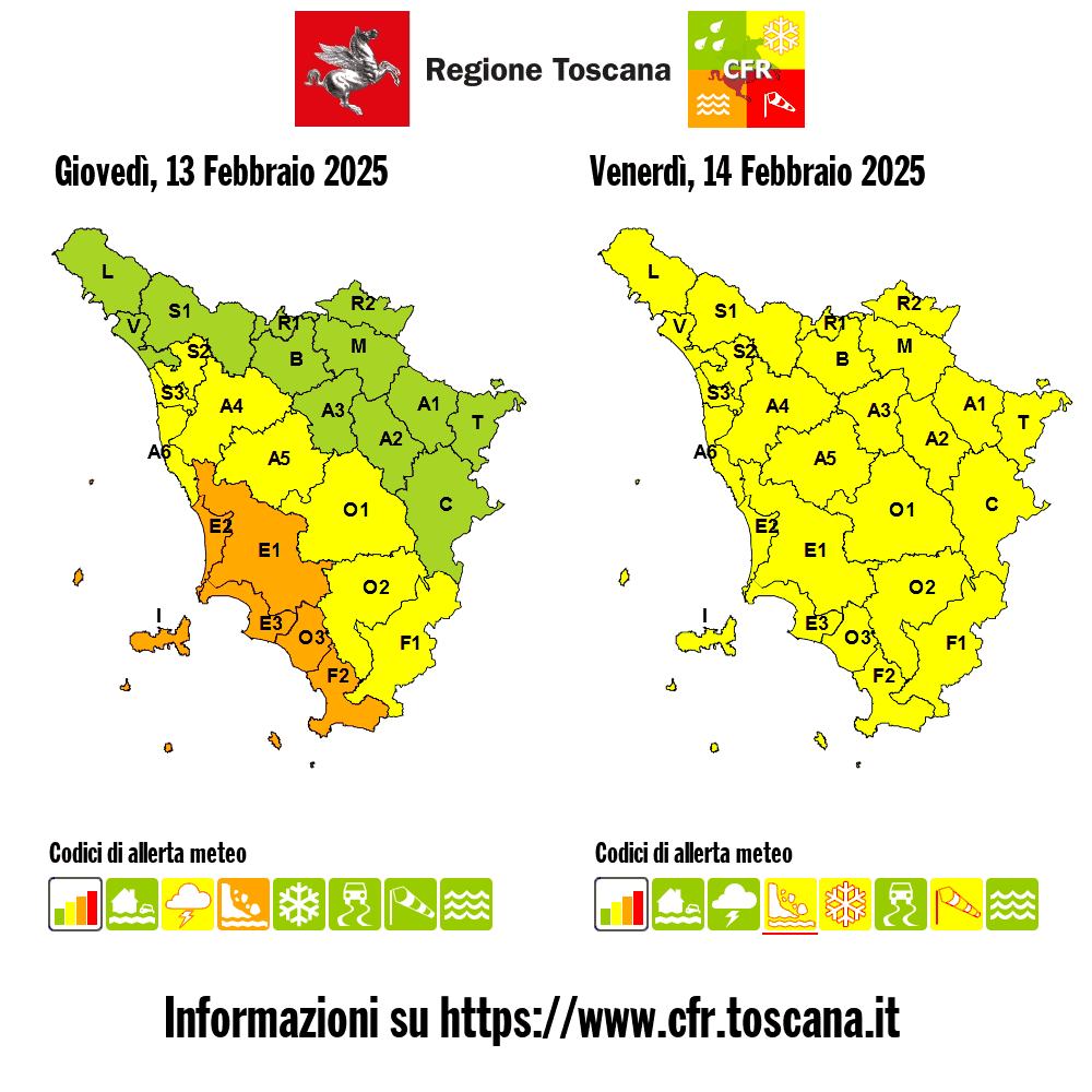 allerta meteo toscana
