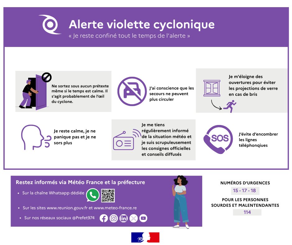 allerta viola la reunion