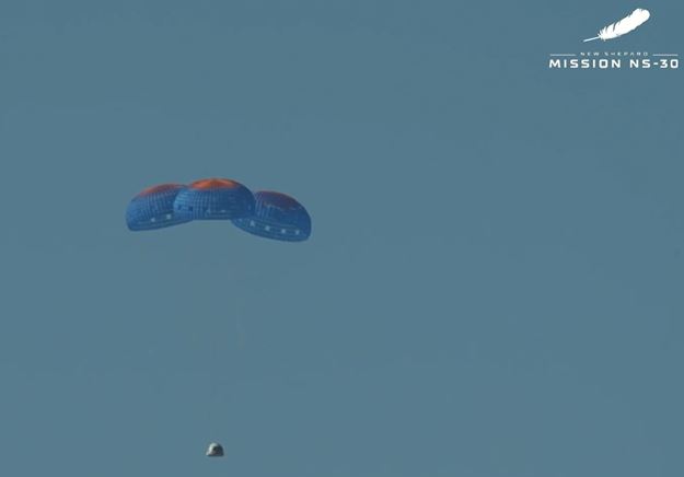 blue origin lancio oggi 25 febbraio