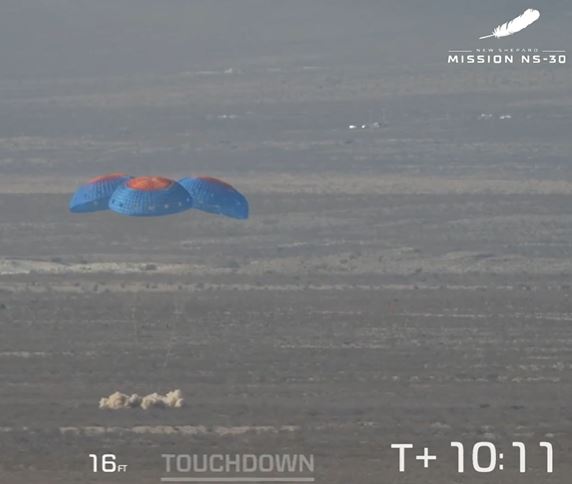 blue origin lancio oggi 25 febbraio