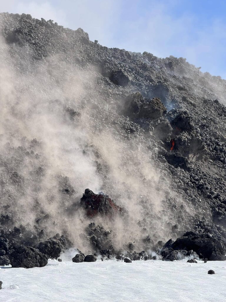 eruzione etna 12 febbraio 2025