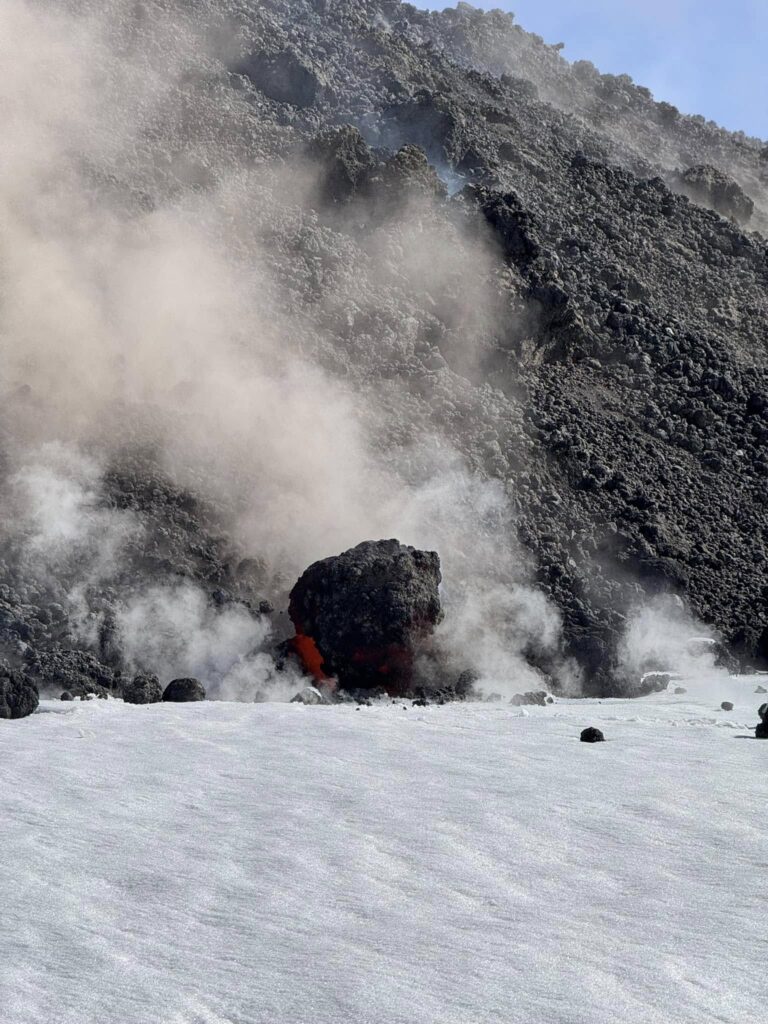 eruzione etna 12 febbraio 2025