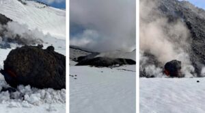 eruzione etna 12 febbraio 2025