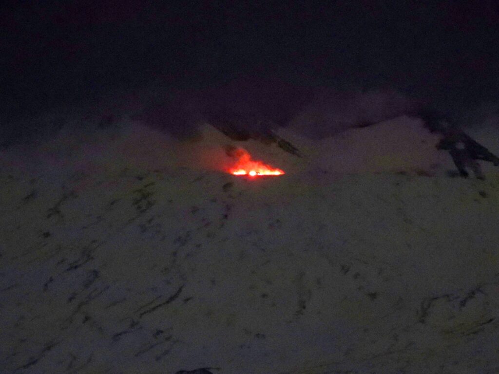 eruzione etna 8 febbraio 2025