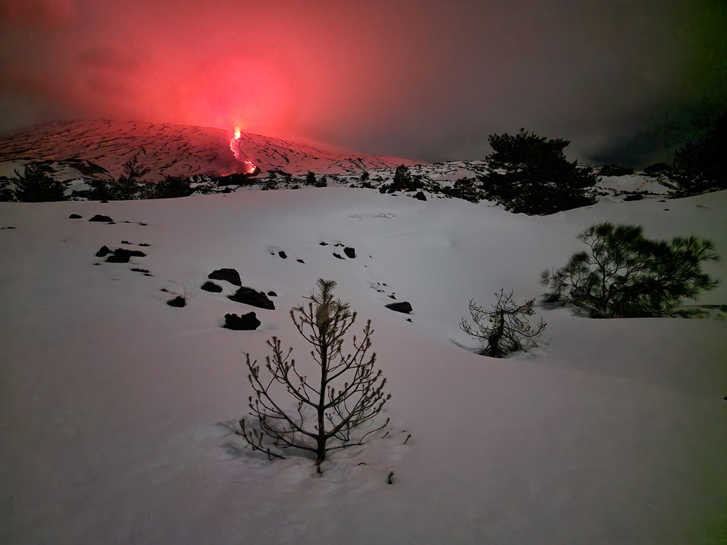 eruzione etna Massimiliano Pedi