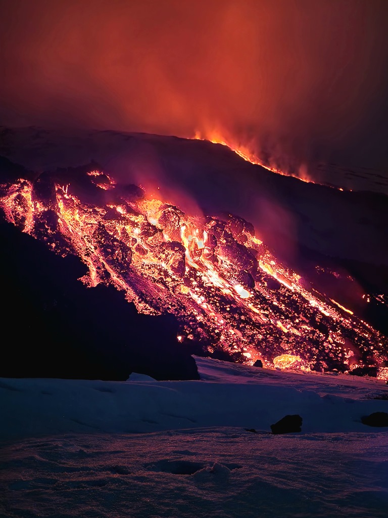 eruzione etna Massimiliano Pedi