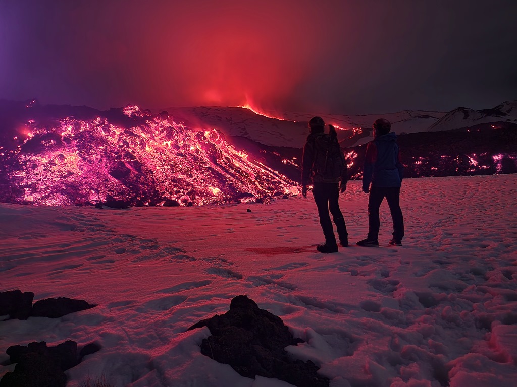 eruzione etna Massimiliano Pedi