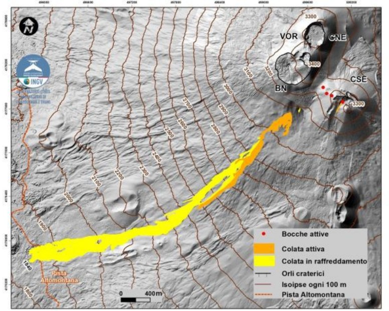 eruzione etna febbraio 2025