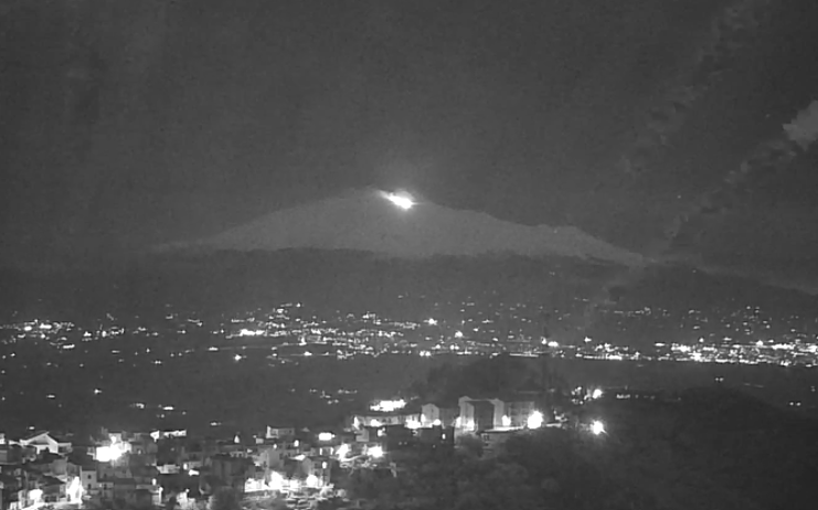 etna eruzione 8 febbraio 2025