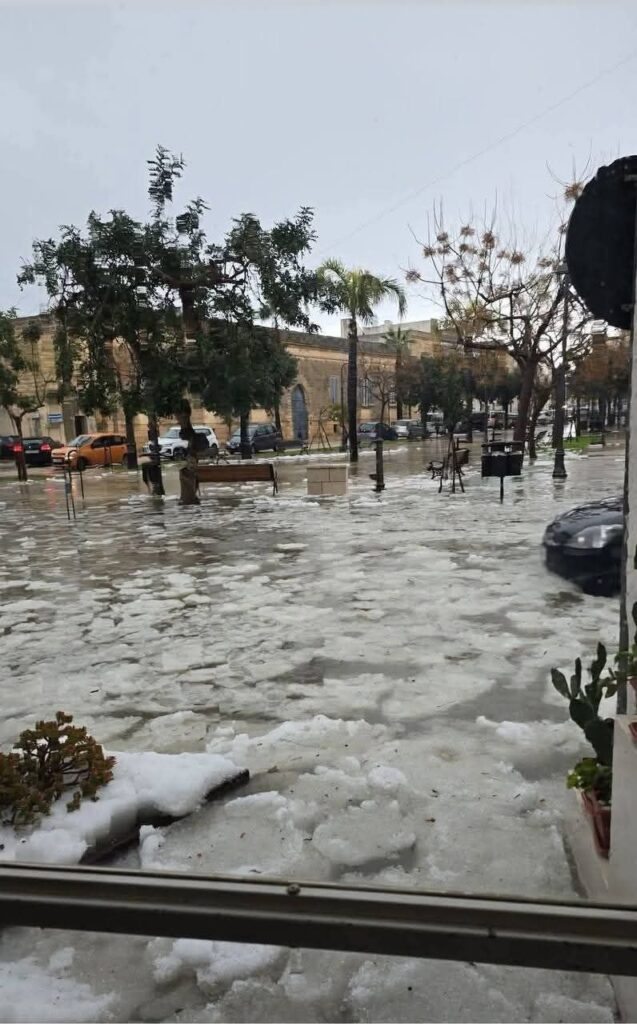 grandine allagamenti Gagliano del Capo
