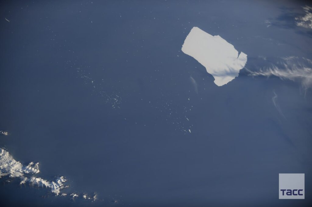iceberg più grande mondo a23a vagner iss