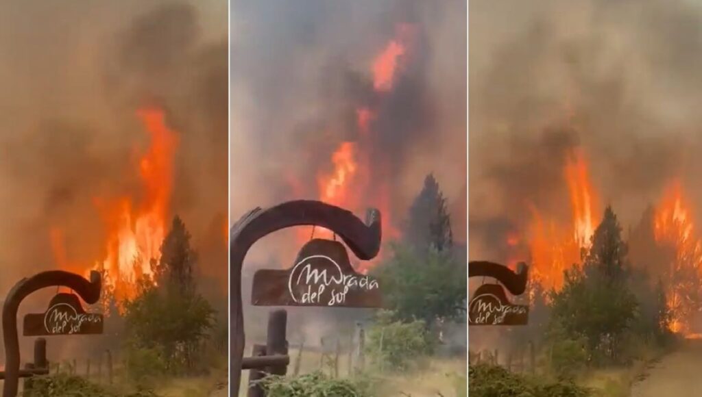 incendi Patagonia argentina