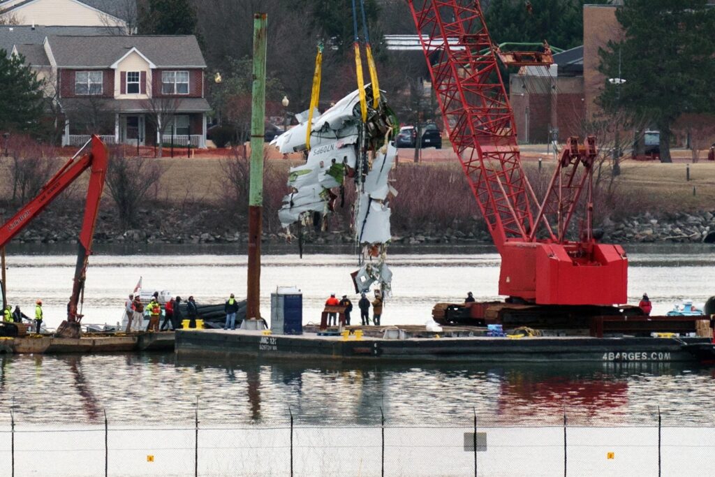 incidente aereo washington