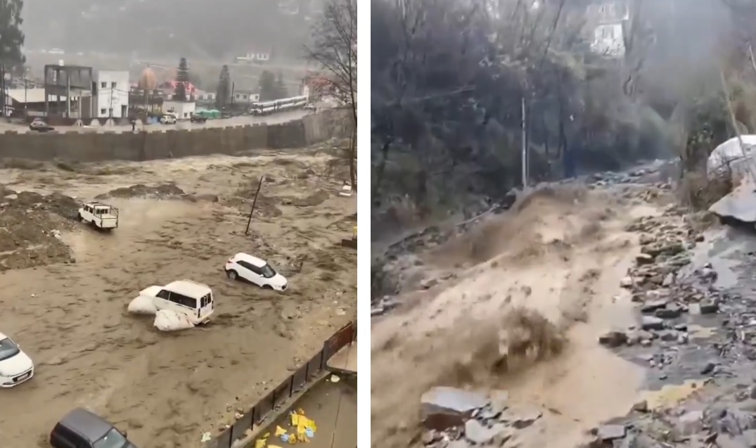 India, maltempo estremo nell’Himachal Pradesh: frane e inondazioni | VIDEO