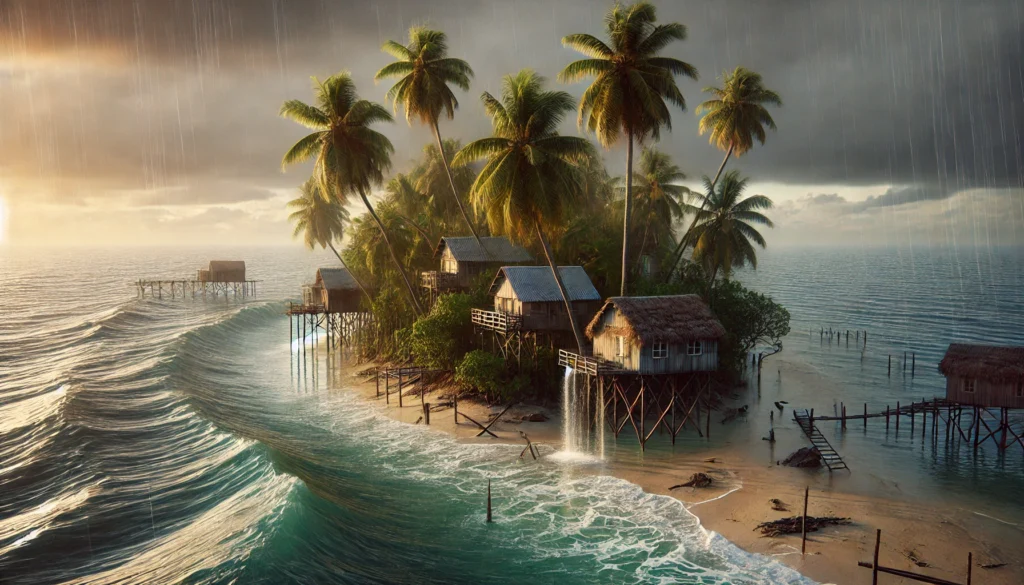 isole cocos innalzamento mare