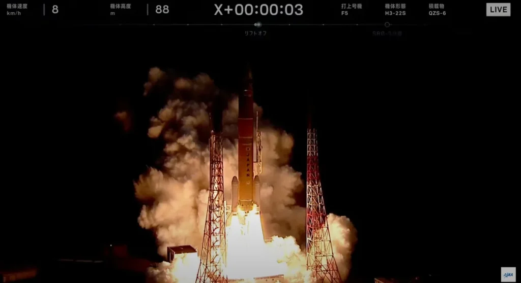 lancio satellite Michibiki giappone