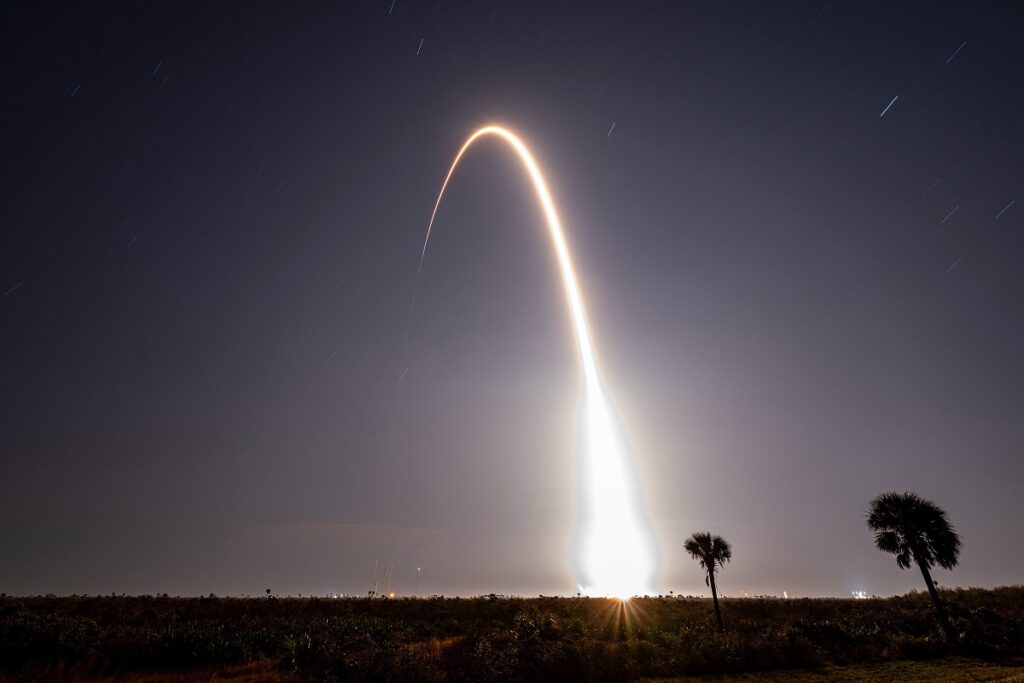 lancio spacex luna