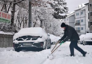 maltempo neve corea sud