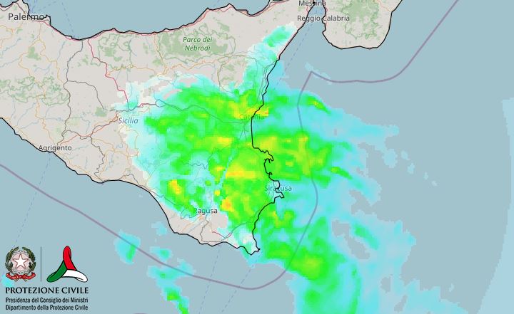 maltempo notte sicilia