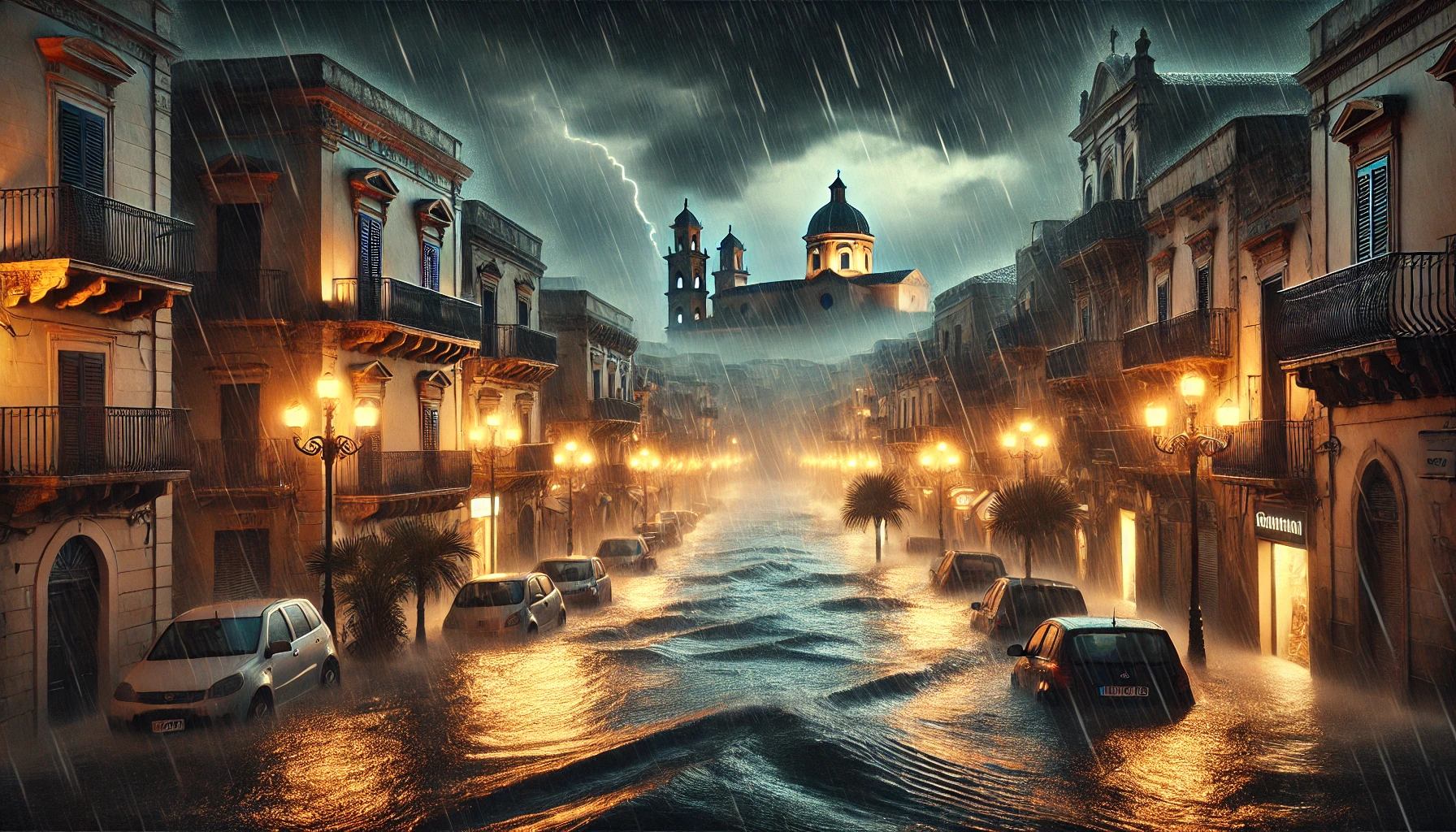 Maltempo, Sicilia sott’acqua nella notte: piogge abbondanti da Catania a Ragusa e Siracusa | DATI