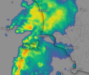 maltempo toscana sistema temporalesco